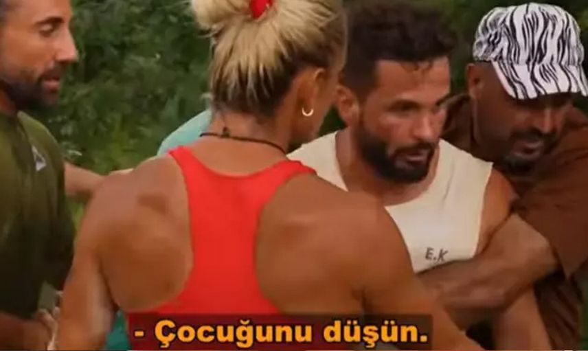 Survivor'da korkutan dakikalar: Sercan-Mustafa Kemal kavgasının arasında kalan Nagihan fenalaştı!