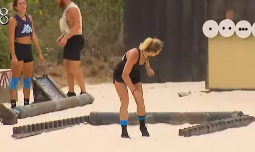 Diskalifiye kini sürüyor! Survivor Seda'nın Pınar'a yaptığı hareket olay oldu: Pislik!