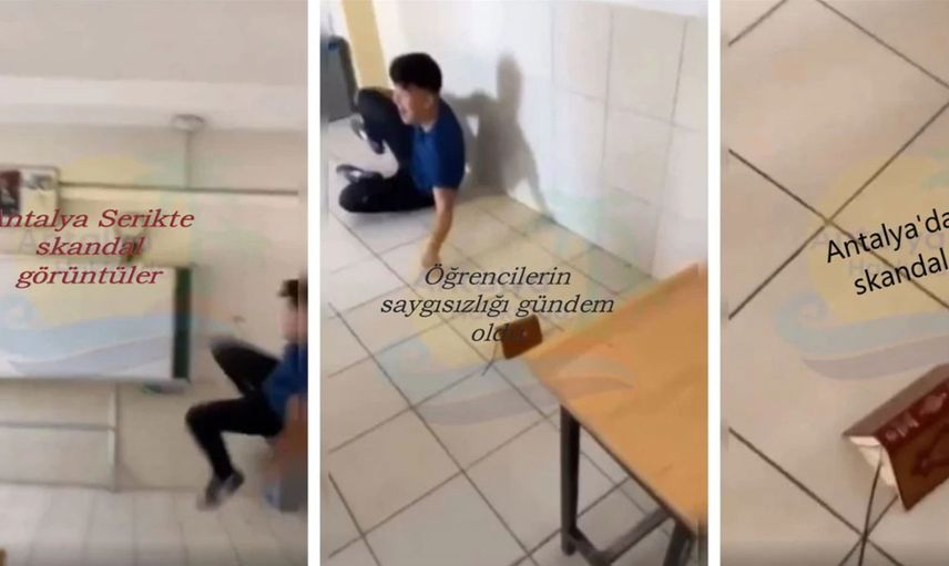 İki lise öğrencisi sınıfın ortasında Kur'an-ı Kerim’i tekmelediler: O görüntülere tepkiler çığ gibi büyüyor 