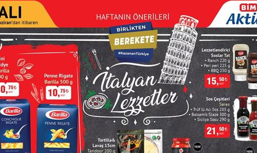 BİM aktüel ürünler kataloğu (14 Haziran)