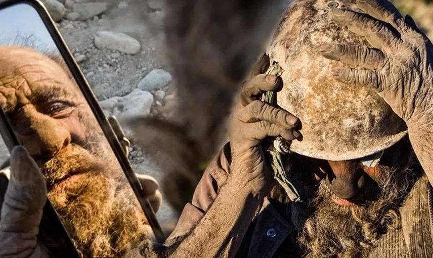 İran'da yaşayan şahıs 65 yıldır suya dokunmuyor