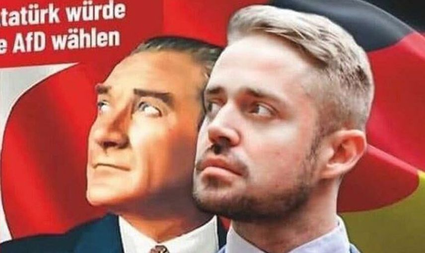 Irkçı Alman Partiden Atatürk'e Saygısızlık