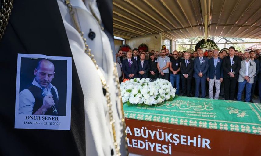 İstek parça çalmadığı için canice öldürülen müzisyen Onur Şener son yolculuğuna uğurlandı