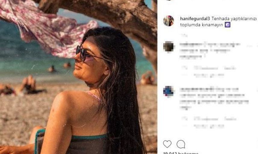 Hanife Yine Paylaşımıyla Sosyal Medyayı Birbirine Kattı!