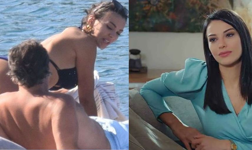 İzzet Antebi ile aşk yaşayan Tuvana Türkay'dan yeni skandal! Sevgili ile görüntülenince sinirden deliye döndü