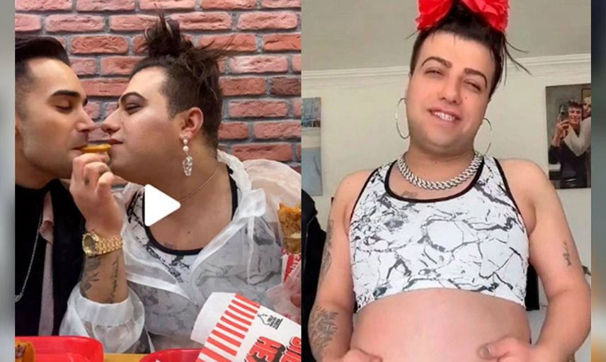9 aylık hamile Mükremin'in çektiği video olay yarattı! Kapıya da hallenmezsin be adam!