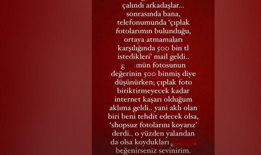 Karşılığında 500 bin TL istediler 