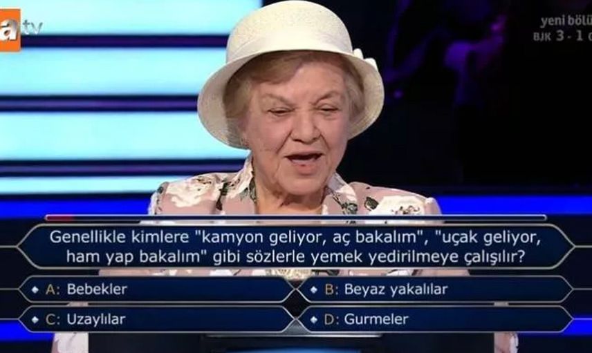 Kim Milyoner Olmak İster'e damga vuran yarışmacı! 90 yaşındaki Rana Özmutlu performansı ile helal olsun dedirtti