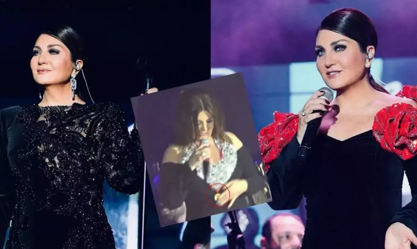 Sibel Can'a iş insanı hayranından dudak uçuklatan jest: Servet değerindeki hediyeyi sahnede taktı!