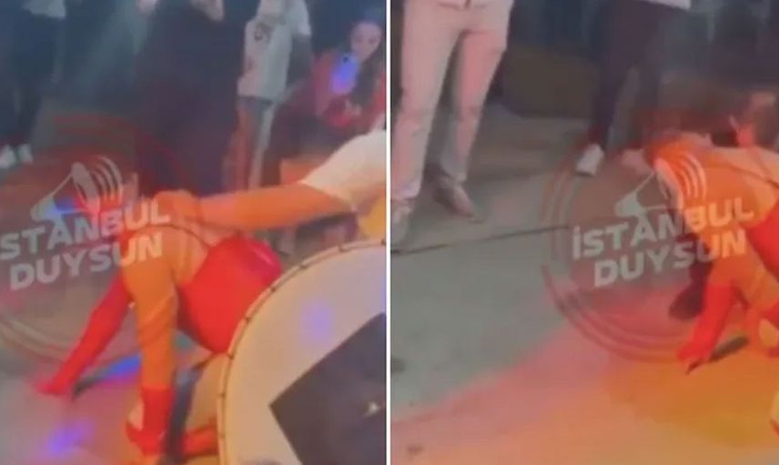 Bu nasıl gelenek! Düğünde damata kırmızı jartiyer giydirip oynattılar o anlar sosyal medyada viral oldu