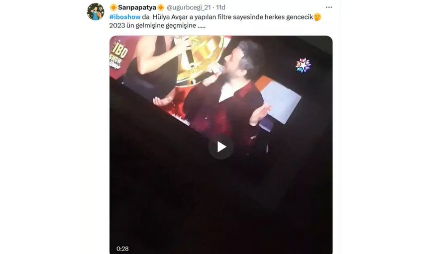 İbo Show sosyal medyanın diline düştü! Aleyna Tilki ve Hülya Avşar'ın abartılı filtreli hallerini görenler inanamadı..