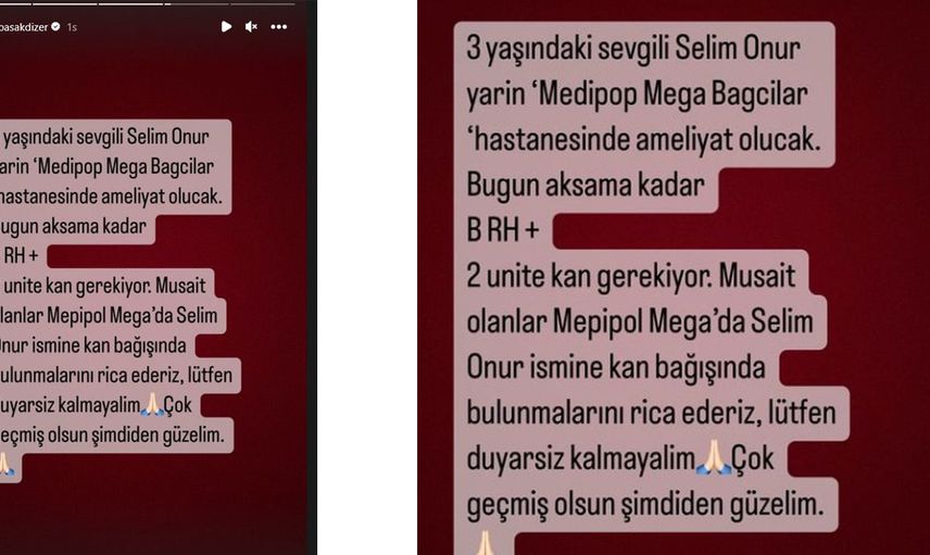 Başak Dizer Tatlıtuğ'dan yardım çağrısı