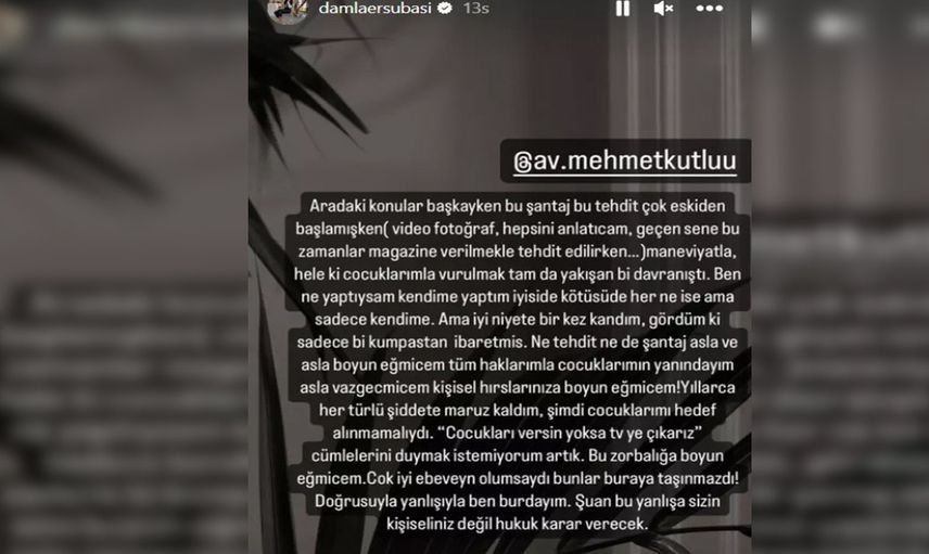Sihirli Annem'in Tuğçe'si Damla Ersubaşı eski eşiyle mahkemelik oldu: Yıllarca şiddete maruz kaldım!