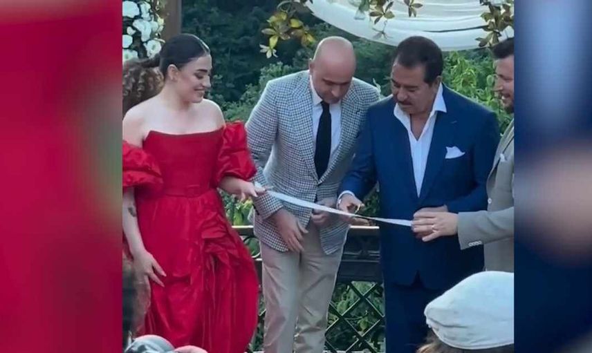 İbrahim Tatlıses kızının nişanında evliliğini bitiren yasak aşkı ile bir araya geldi