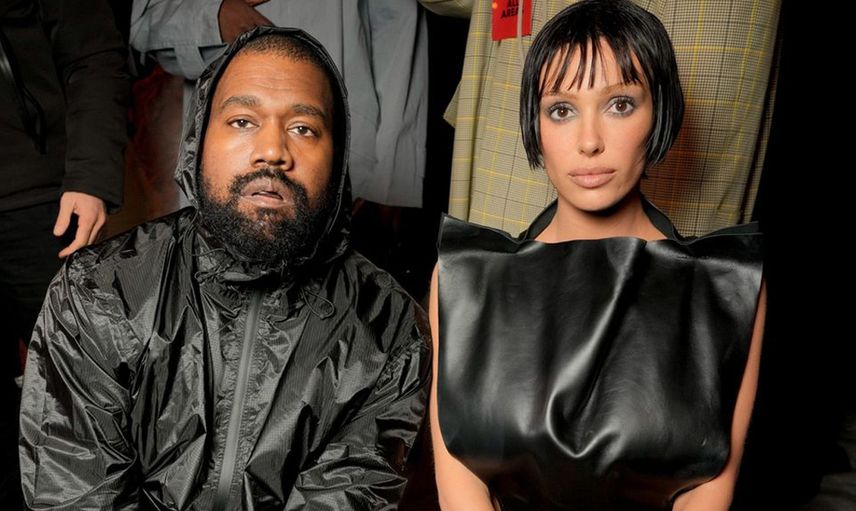 Kanye West'in eşi Bianca Censori sınırları epey zorladı: Şeffaf çorabın altına hiçbir şey giymeden...