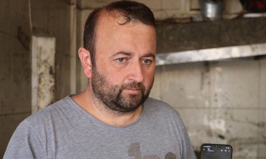 Kastamonu'da Selde Kaybolan Eşini Arama Çalışmalarına Katıldı
