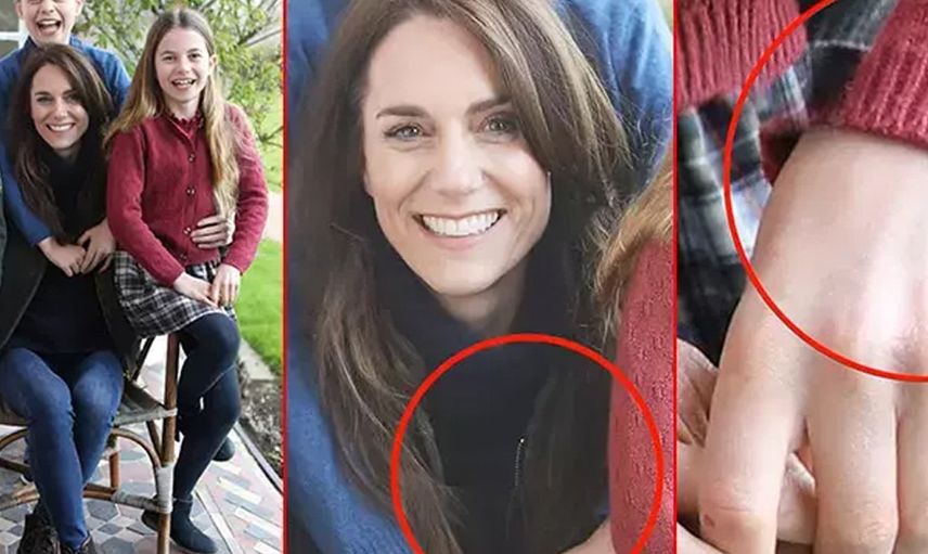 Kate Middleton'ın öldüğüne dair komplo teorilerini susturmak için fotoğraf paylaşmışlardı: Fotoğrafın sahte olduğu ortaya çıktı!