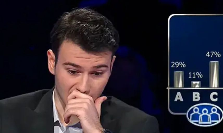 Kim Milyoner Olmak İster'de tarihi gece: 5 Milyonluk soruyu doğru cevapladı!