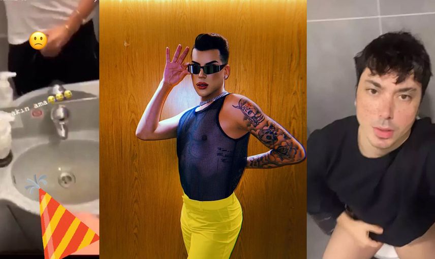 Kerimcan Durmaz'ı örnek aldı! Kısmetse Olur Zeyd tuvaletten video çekti cinsel organı göründü