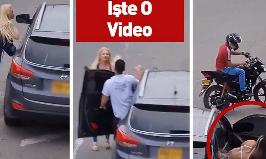 Kocasını arabada başka kadınla bastı! Sinirden deliye dönen kadın önüne gelene saldırdı işte o anlar...