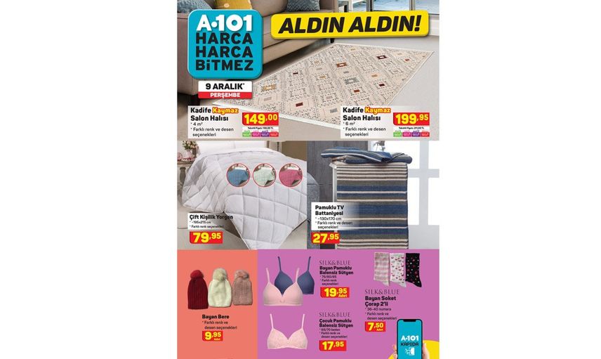 A101 Aktüel Kataloğunda 9 Aralık 2021 Perşembe Günü Neler Var?