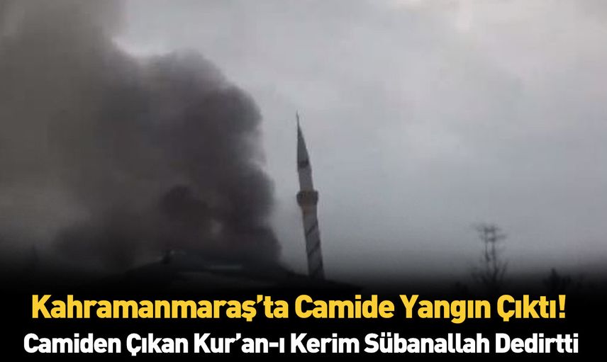 Küle dönen camiden çıkan Kur'an-ı Kerim'ler görevlileri şaşırttı!