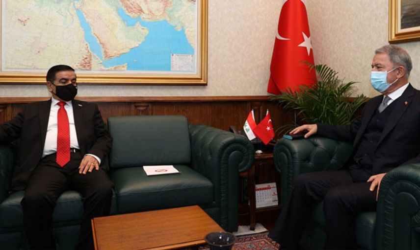 Milli Savunma Bakanı Hulusi Akar ile Iraklı Mevkidaşı Görüştü