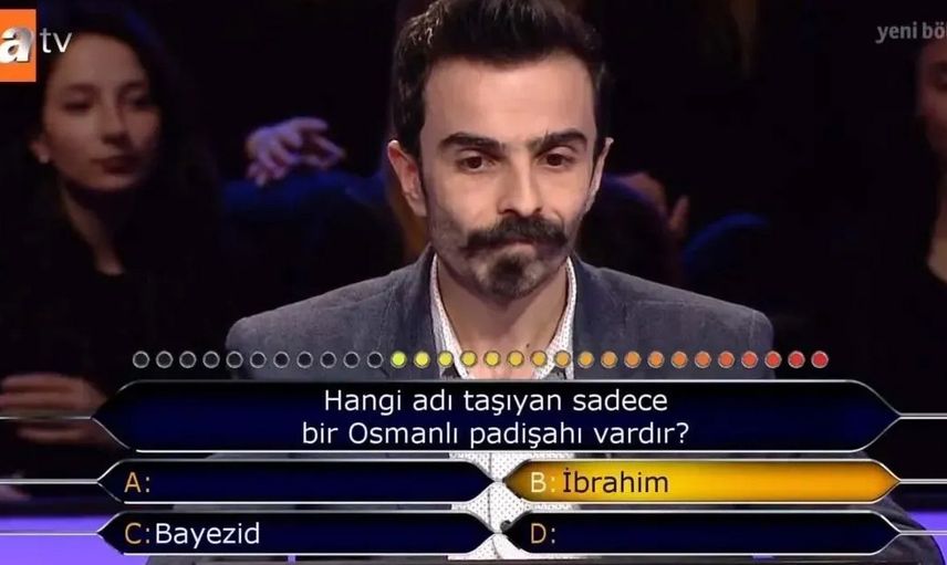 Kim Milyoner Olmak İster'e Osmanlı sorusu damga vurdu: Tarih bilenler bakar bakmaz çözdü!