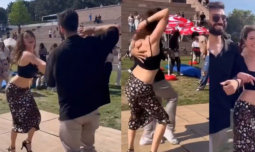 Sadakatsiz'in Derin'i Melis Sezen'in cesur dansı sosyal medyayı salladı: ''Eteği düşecekti...''