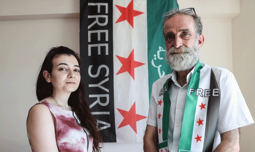 Birbirlerini 12 yıldır göremeyen Suriyeli baba ve kızı İstanbul'da buluştu