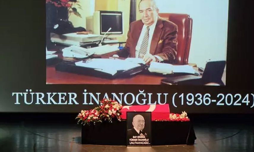 Bay Sinema'ya zor veda: Türker İnanoğlu'nun töreninde eşi Gülşen Bubikoğlu gözyaşlarına boğuldu