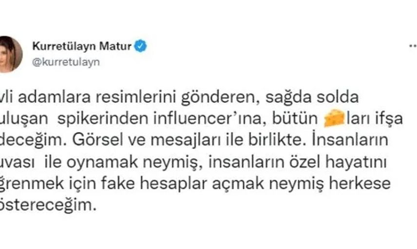 Semih Öztürk'ün eşi Kurretülayn Matur herkesi şoke etti. Takipçilerine küfürlü gözdağı veren ünlü isme neler oldu?