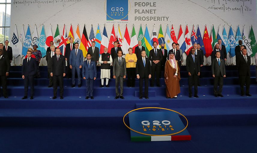 Liderler Roma'da Buluştu! İşte G20'den İlk Kareler