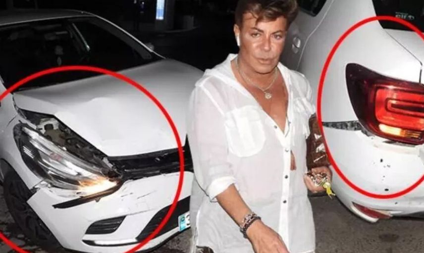 Trafik kazası geçirdi
