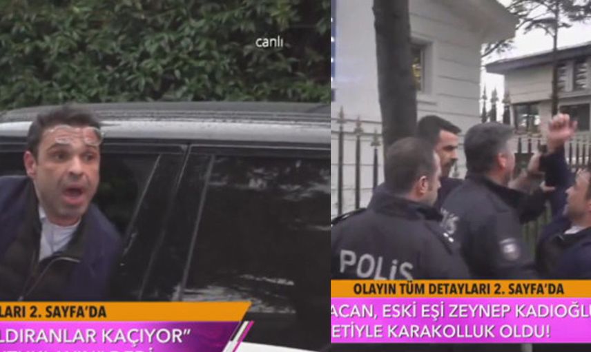Oktay Karacan eski eşinin iş yerini bastı! Yaşanan arbedeye polis ekipleri müdahale etti