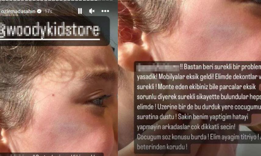 Berkay Şahin'in kızı kaza geçirdi