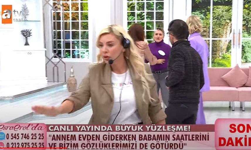 Esra Erol'da kavga çıktı! Annesinin gazabına uğrayan kız Esra Erol'un kollarına sığındı