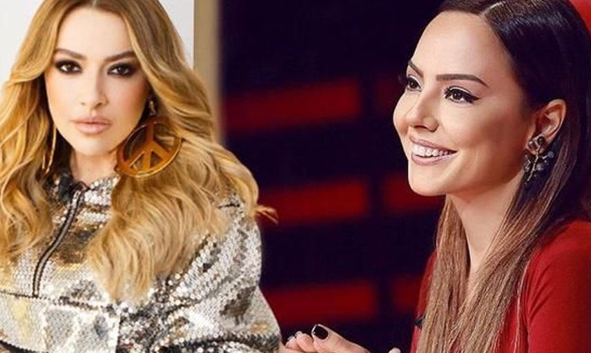 Hadise ve Ebru Gündeş Türkiye Tek Yürek yardım gecesinde bir araya geldi