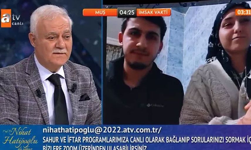 Nihat Hatipoğlu’na canlı yayında sorulan soru stüdyoyu ayağa kaldırdı
