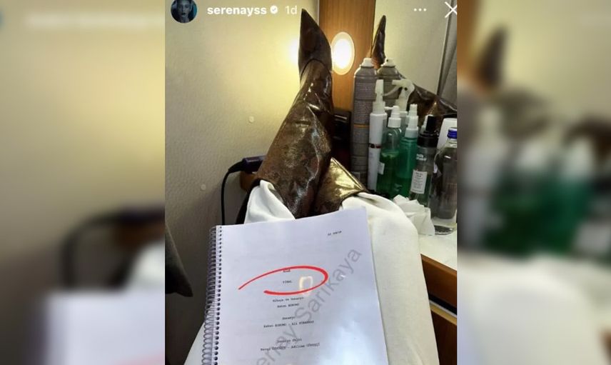 Aile'nin Devin'i Serenay Sarıkaya dizinin finalini paylaştı: Kısa bir sahne!