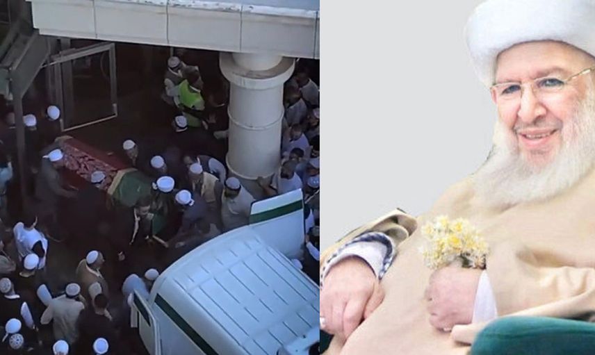Menzil Şeyhi Seyyid Abdulbaki El-Hüseyni'nin tabutundaki detayı fark edenler gözlerine inanamadı