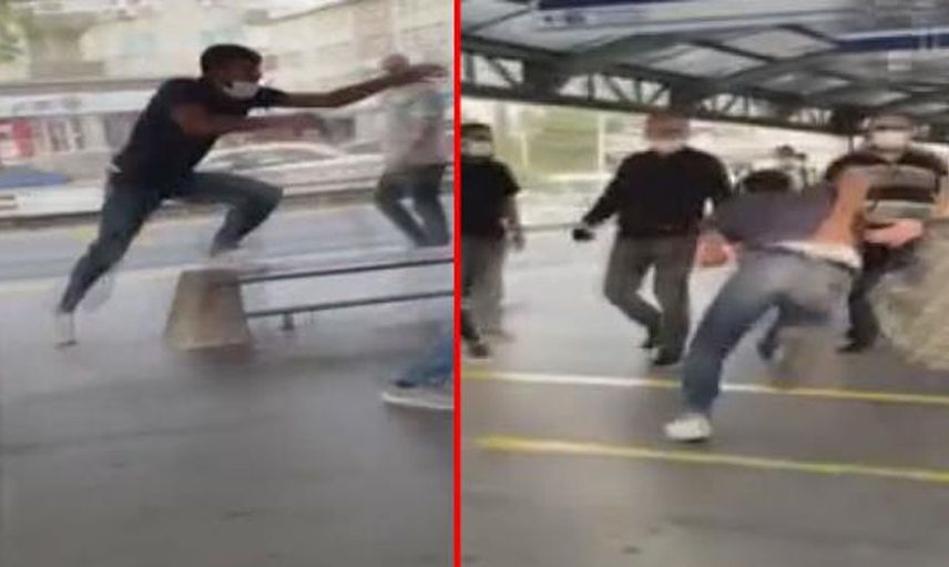 Metrobüs Durağında Beni İttin Tartışması Kavgaya Sebep Oldu