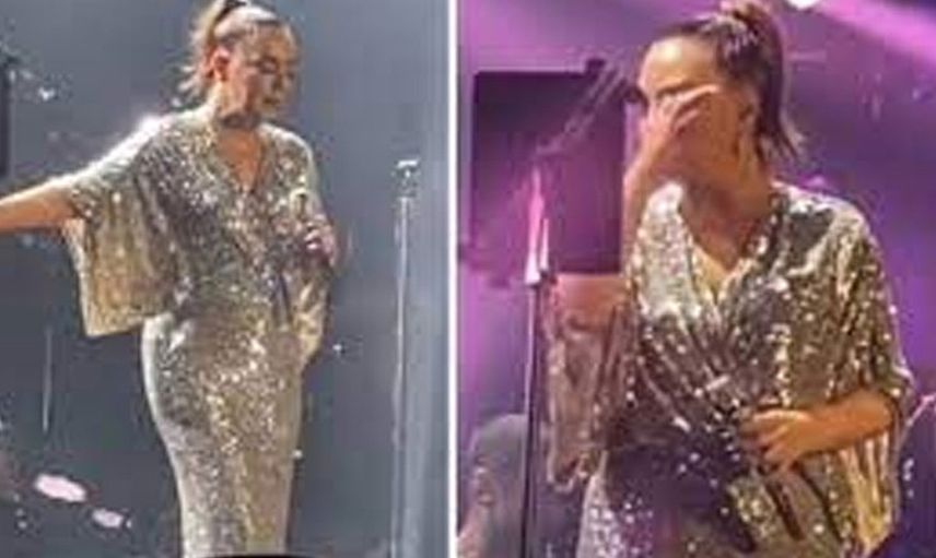 Ebru Gündeş'in zor anları