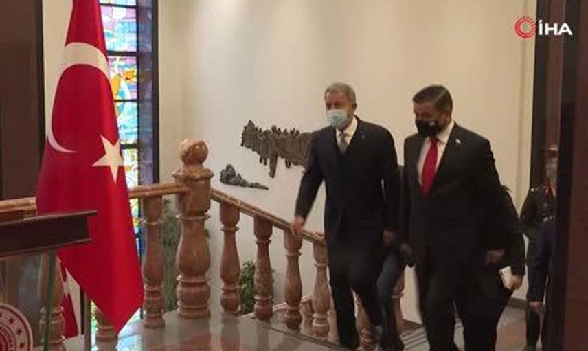 Milli Savunma Bakanı Hulusi Akar ile Iraklı Mevkidaşı Görüştü