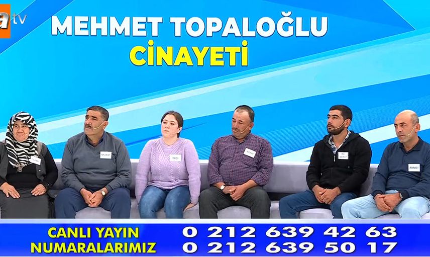 Sokak ortasında 5 kurşunla öldürülen Mehmet Topaloğlu cinayetinde konuklar birbirine saldırdı yayına ara verildi