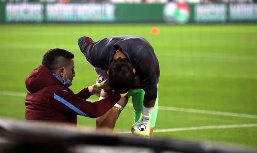 Muhammet Taha Tepe Trabzonspor'un Gaziantep FK Maçına Motosikletle Yetiştirilmiş!