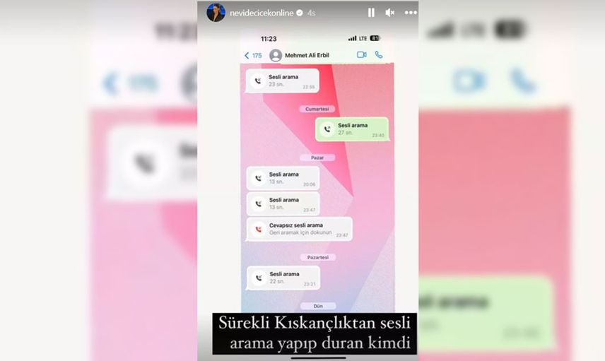 Whatsapp yazışmalarını ifşaladı
