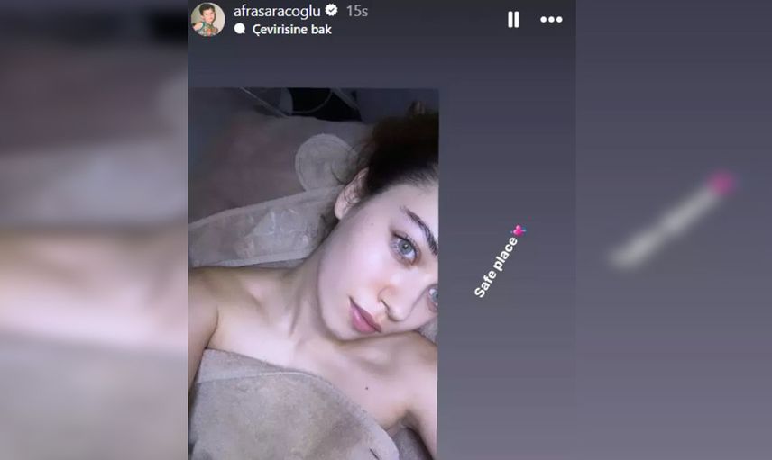 Afra Saraçoğlu masajın keyfini böyle çıkardı: Üstünü havluyla kapattı, adeta kendinden geçti!