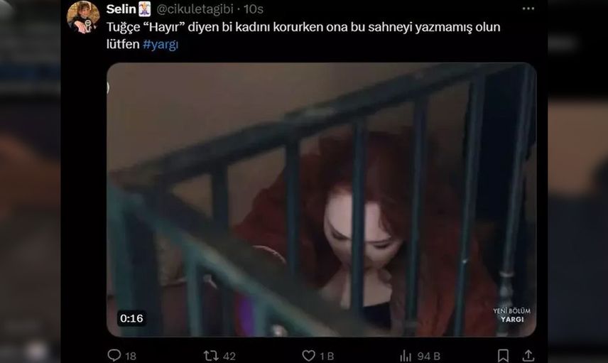 Yargı'daki o sahneye tepkiler çığ gibi büyüyor! ''İması bile korkunç!''