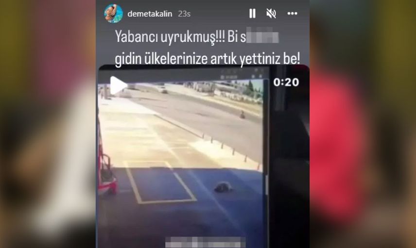 Demo çıldırdı! Köpeği ezen yabancı uyruklu bir kişiye küfür eden Demet Akalın takdir topladı